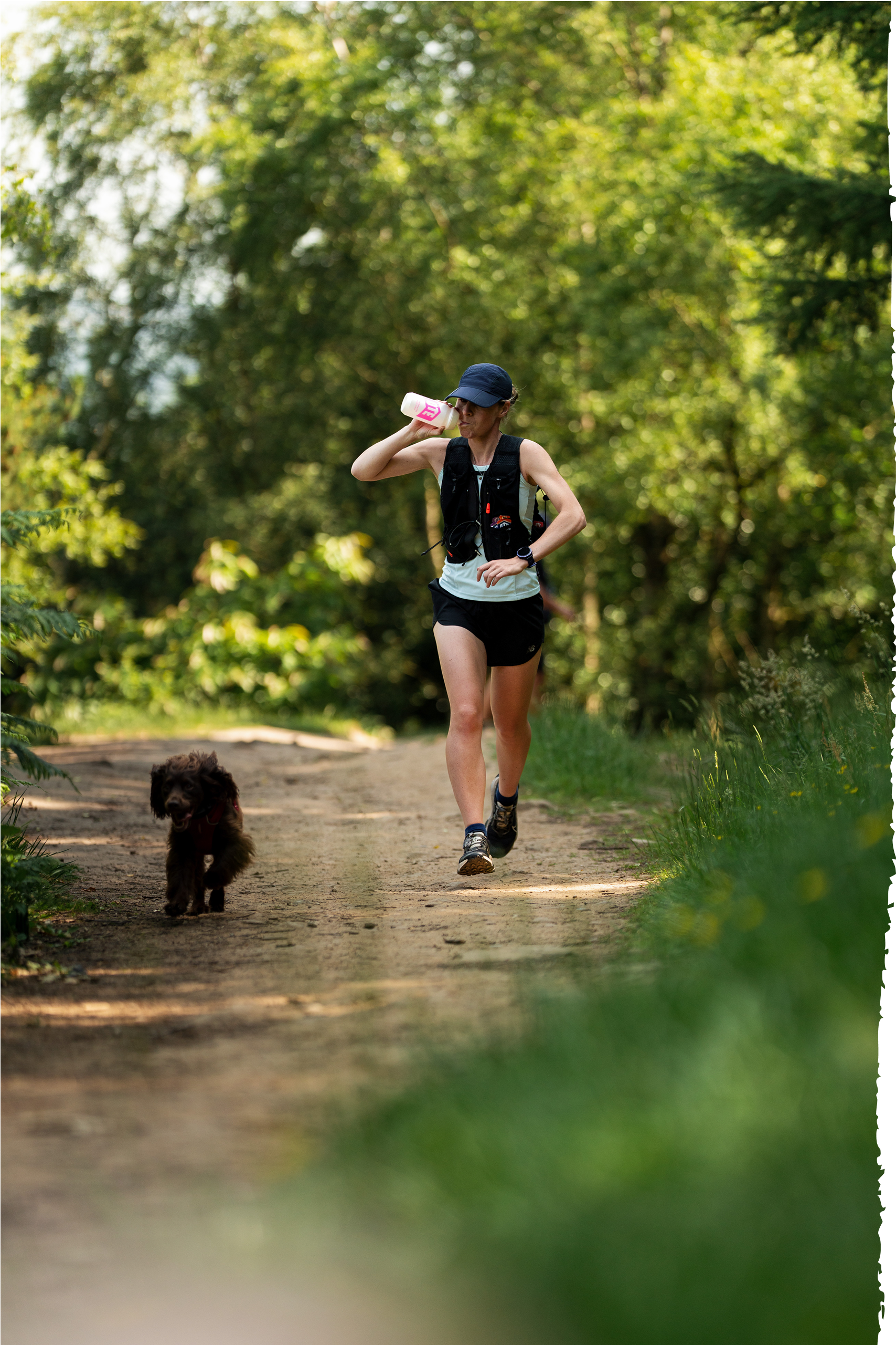 lady running